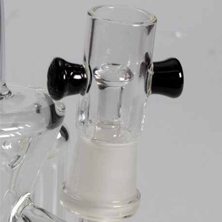 Black Leaf Bubbler Cone Chamber Oil-Weed